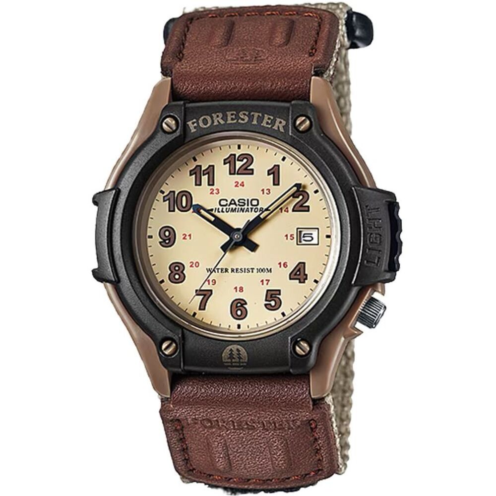 Casio Men's Field Watch with Brown Nylon Band - FT-500WC-5BV